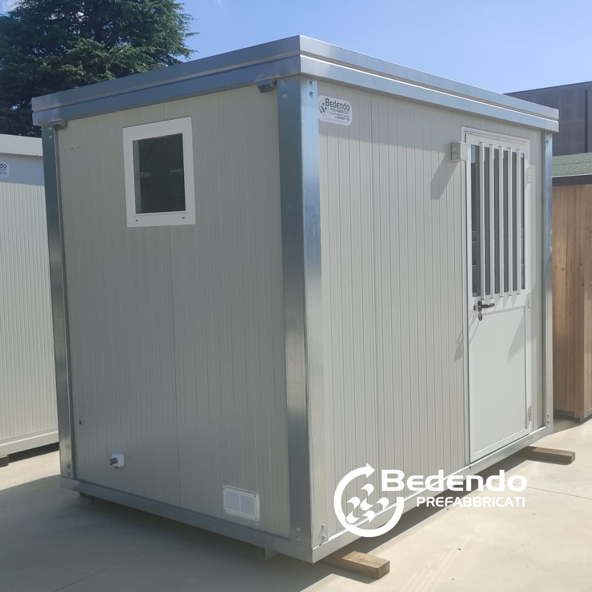 Monoblocco 3x2 con climatizzatore e lavandino (Cod.MON152) - immagine 6