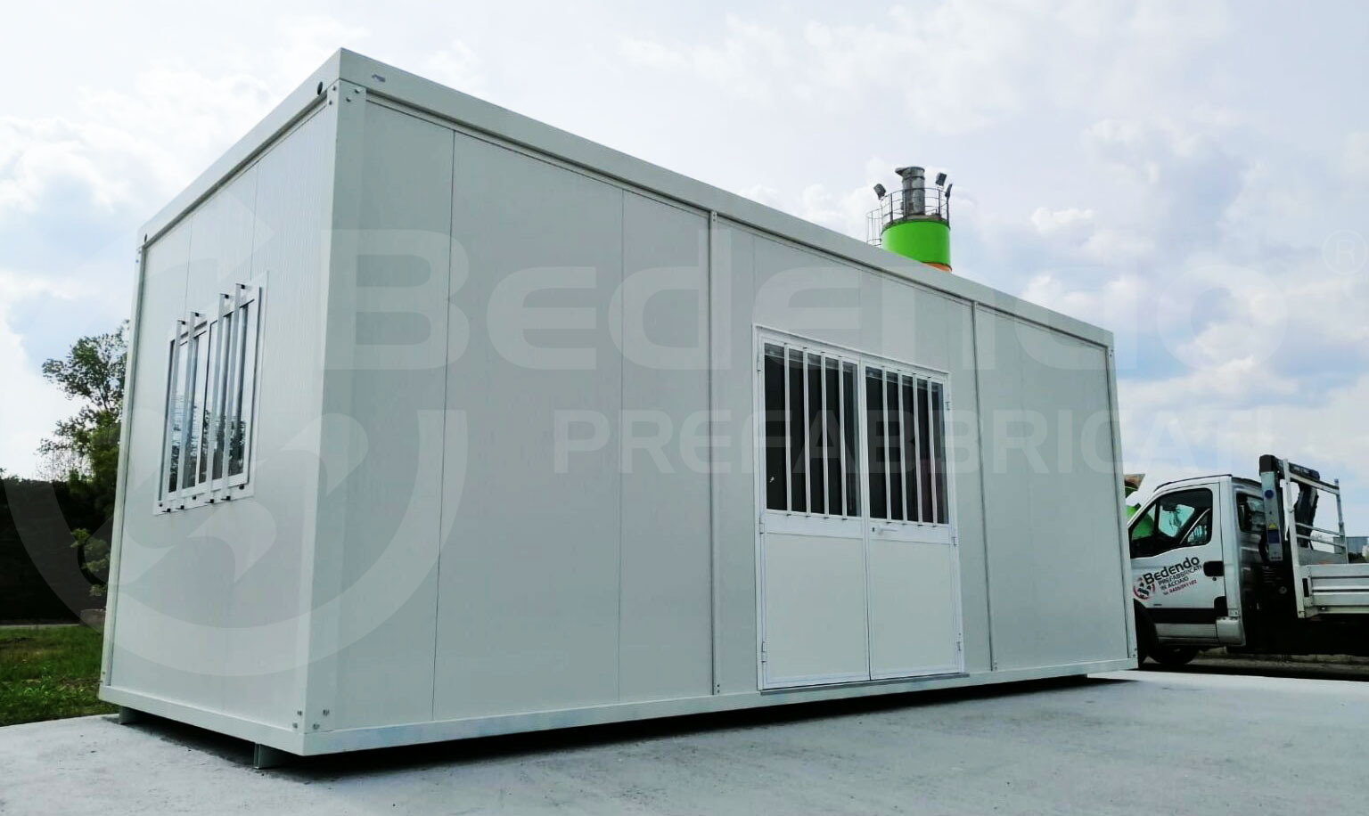 tettoia auto - off53 - bedendo prefabbricati