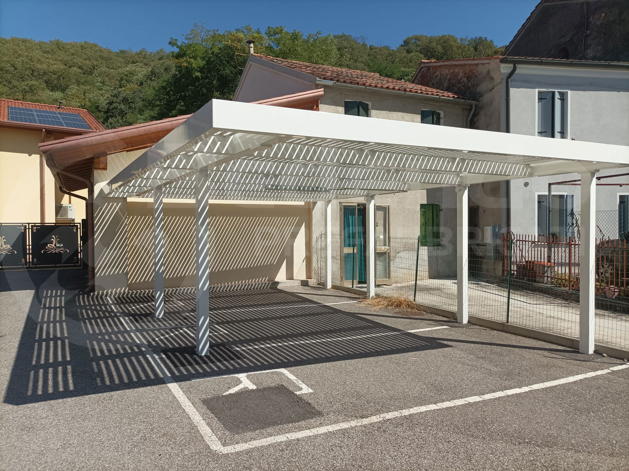 tettoia auto - off53 - bedendo prefabbricati